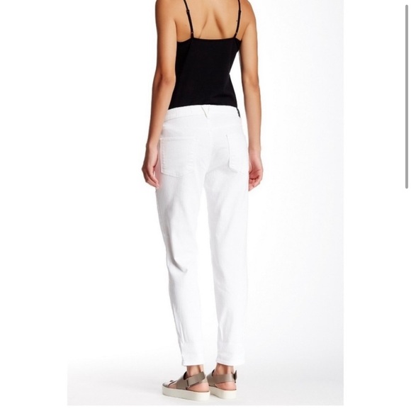 Vince Mason Relaxed Rolled Cuff white Jean Size 27 - Picture 2 of 11